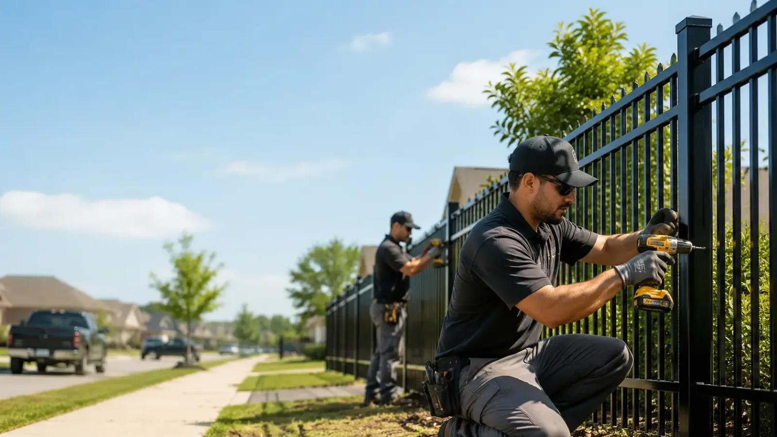 Metal Fence Installation in Abingdon, IL